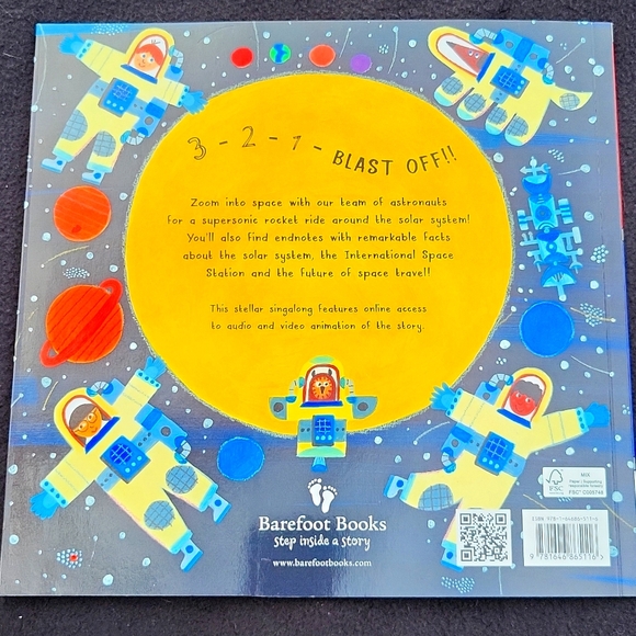 Space Song Rocket Ride Book - Picture 2 of 2